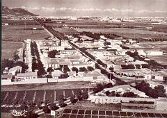 la Senia le village vu du ciel et dans le fond Oran et Santa Cruz